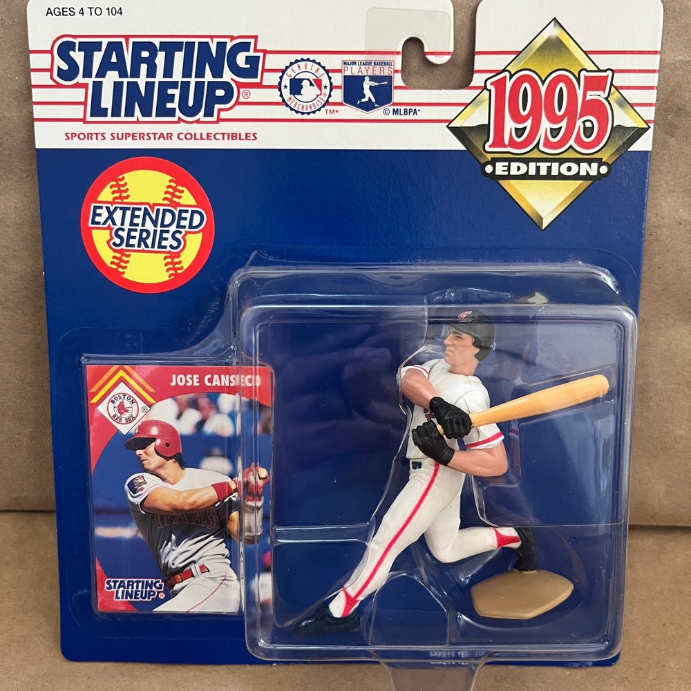 1995 Starting Lineup Jose Canseco Boston Red Sox Figure Extended Series Kenner